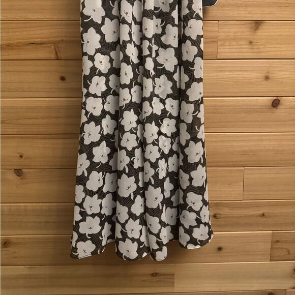 Vintage Liz Robert’s Sz Medium Floral Print Secretary School Teacher Midi Dress - Picture 9 of 13